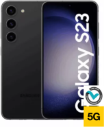 Recommerce Samsung S23 reconditionné grade B noir 128Go