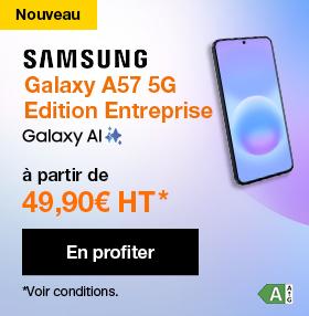 Promo. Galaxy A57 à partir de 1€