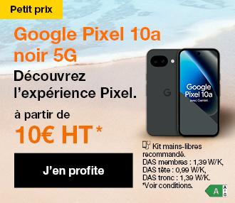 Google Pixel 10a est à petit prix