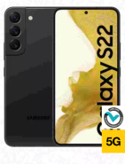 Reborn S22 5G reconditionné grade B noir 128Go